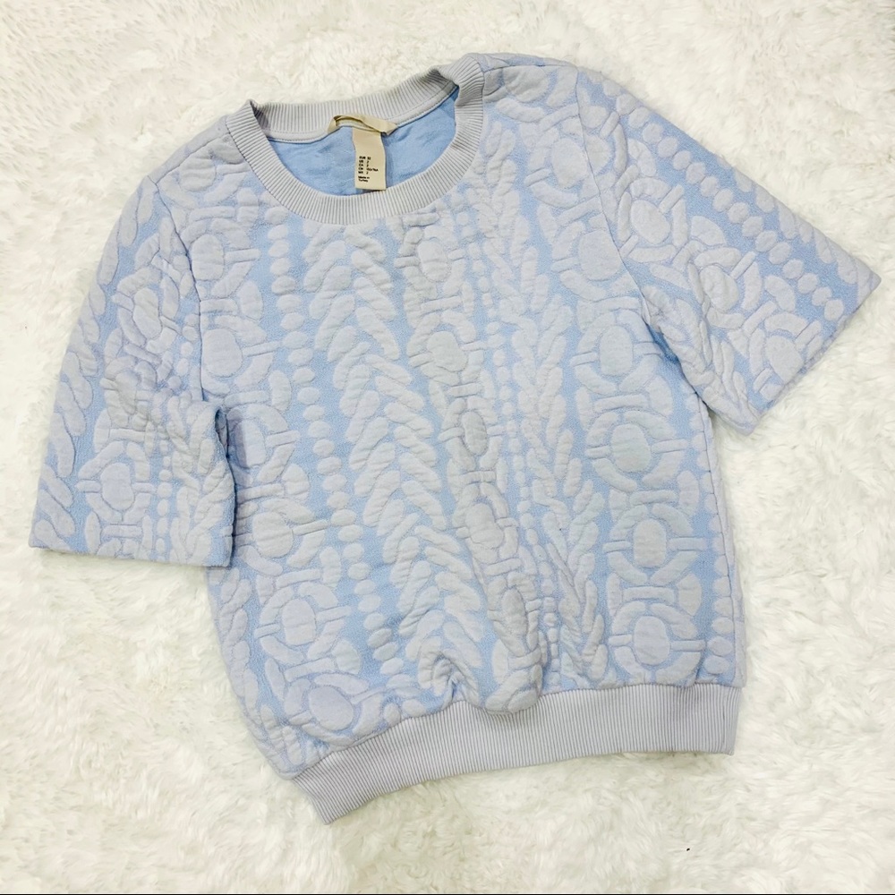 Short Sleeve Knitted Sweater